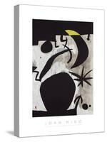 Femme et Oiseaux Dans la Nuit, 1969 - 1974-Joan Miro-Stretched Canvas