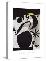Femme et Oiseaux Dans la Nuit, 1969 - 1974-Joan Miro-Stretched Canvas