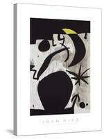 Femme et Oiseaux Dans la Nuit, 1969 - 1974-Joan Miro-Stretched Canvas