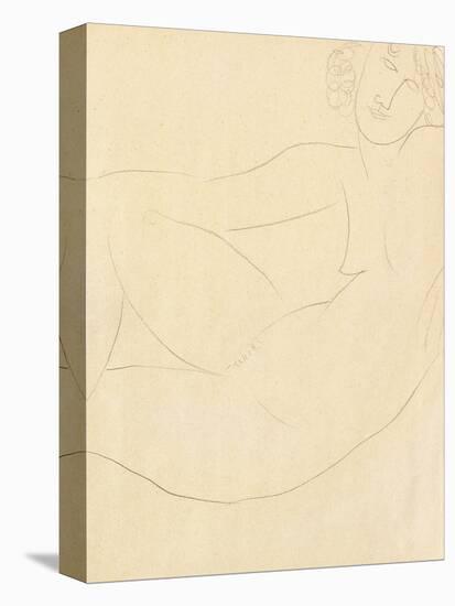 Femme Nue Accoudee, 1918-Amedeo Modigliani-Premier Image Canvas