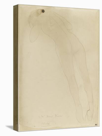 Femme nue, de dos, étendue sur le ventre-Auguste Rodin-Premier Image Canvas