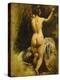 Femme nue de dos-William Etty-Premier Image Canvas