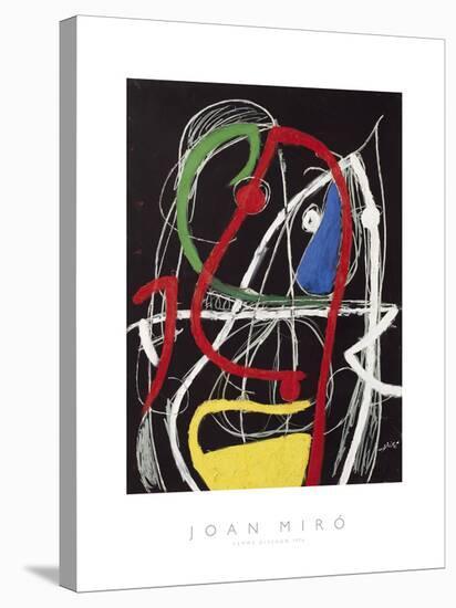 Femme, Oiseaux, 1976-Joan Miro-Stretched Canvas