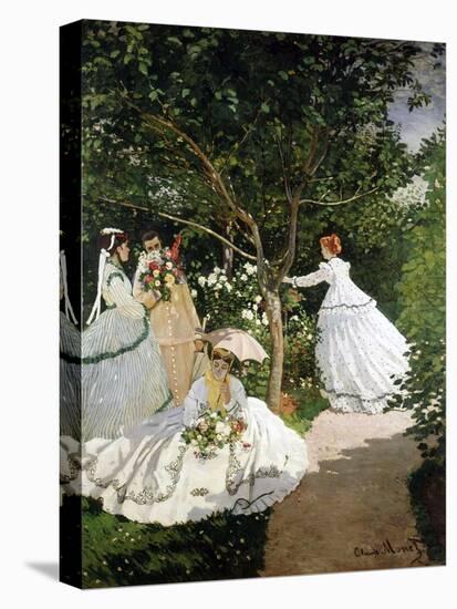 Femmes au jardin (Women in the Garden), 1866-67-Claude Monet-Premier Image Canvas