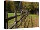 Fenceline, East Arlington, Vermont, USA-Joe Restuccia III-Premier Image Canvas