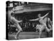 Fencers Competing in the Olympics-John Dominis-Premier Image Canvas