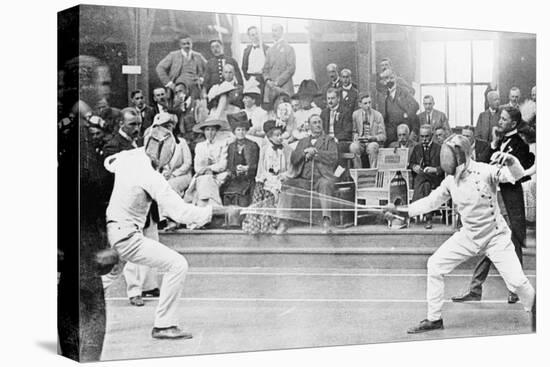 Fencing Competition in the 1912 Olympics in Stockholm-null-Premier Image Canvas