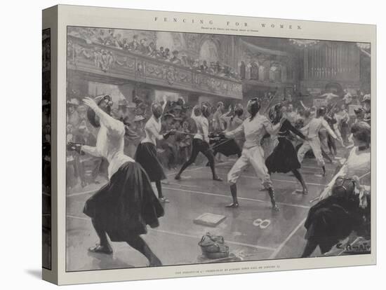 Fencing for Women-G.S. Amato-Premier Image Canvas