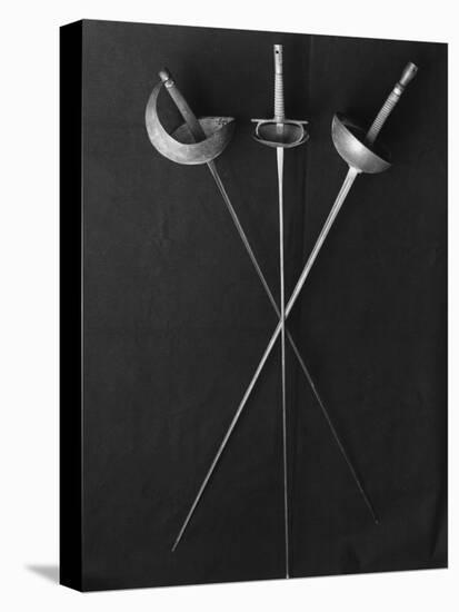 Fencing Weapons: Epee, Foil, Sabre-null-Premier Image Canvas