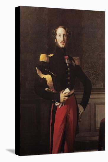 Ferdinand-Philippe-Louis-Charles-Henri, Duc D'Orleans-Jean-Auguste-Dominique Ingres-Stretched Canvas