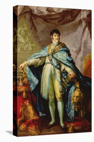 Ferdinand VII (1784-1833) of Bourbon, 1808-11 (Oil on Canvas)-Vicente Lopez y Portana-Premier Image Canvas