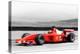 Ferrari F1 Laguna Seca Watercolor-NaxArt-Stretched Canvas