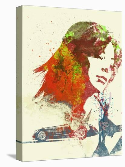 Ferrari Girl-NaxArt-Stretched Canvas