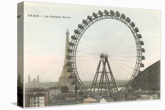 Ferris Wheel, Paris, France-null-Stretched Canvas