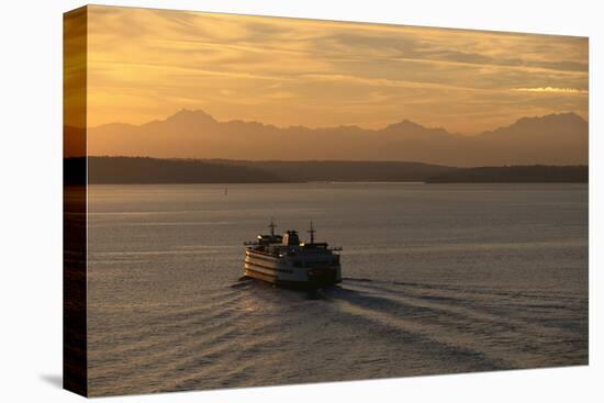 Ferry Boat in Elliot Bay-Paul Souders-Premier Image Canvas