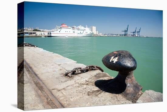 Ferry in Port in Cadiz Spain-Felipe Rodriguez-Premier Image Canvas