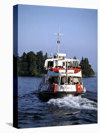 Ferry Roma, Lake Maggiore, Italy-Peter Thompson-Premier Image Canvas