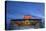 Ferry terminal at dusk, Jack London Square, Oakland, Alameda County, California, USA-Panoramic Images-Premier Image Canvas