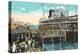Ferry to Mackinac, Detroit, Michigan-null-Stretched Canvas