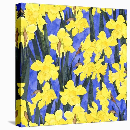 Fertile Rising Pattern - Daffodils-Carissa Luminess-Premier Image Canvas