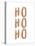 Festive Font - Ho-Dana Shek-Stretched Canvas