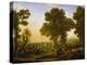 Fete villageoise (village festival). (1639) Inv. 4714.-Claude Lorrain-Premier Image Canvas