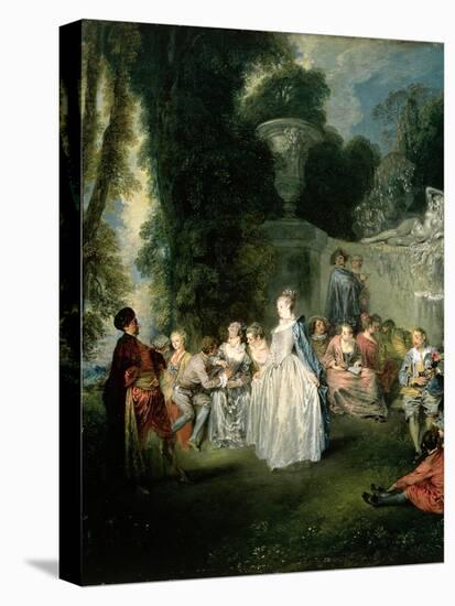 Fetes Venitiennes, 1718-19-Jean Antoine Watteau-Premier Image Canvas