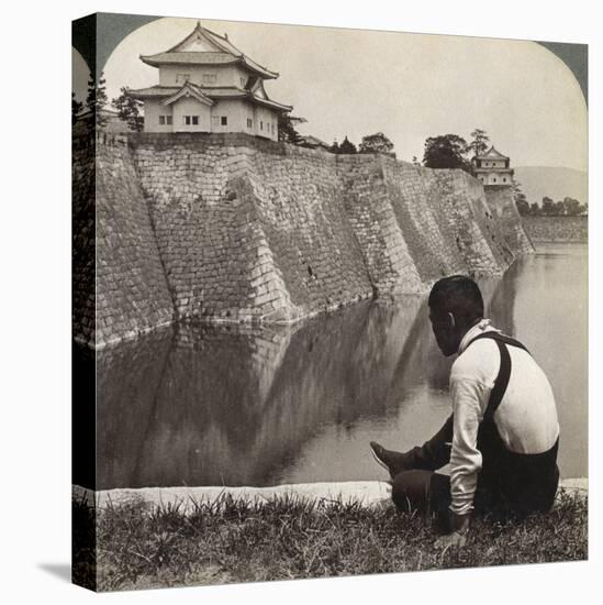 Feudal Castle of the Proud Shoguns, Osaka, Japan, 1904-Underwood & Underwood-Premier Image Canvas