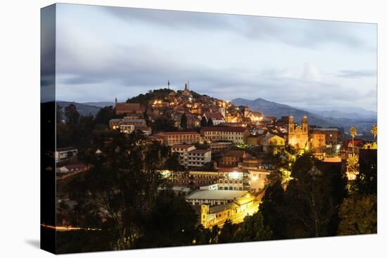 Fianarantsoa Haute Ville in the evening, central area, Madagascar, Africa-Christian Kober-Premier Image Canvas