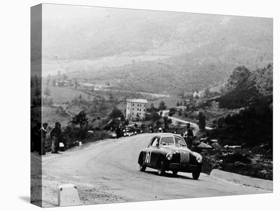 Fiat 1100S Berlinetta Competing in the Mille Miglia, Italy, 1947-null-Premier Image Canvas