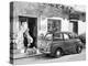 Fiat 600 Multipla Outside a Shop, (C1955-C1965)-null-Premier Image Canvas