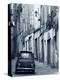 Fiat Driving in Narrow Street, Sassari, Sardinia, Italy-Doug Pearson-Premier Image Canvas