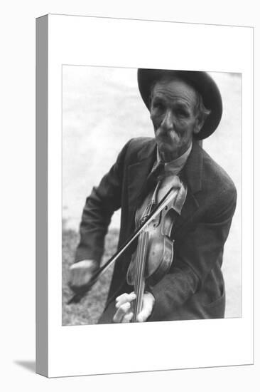 Fiddlin' Bill Henseley, Mountain Fiddler-Ben Shahn-Stretched Canvas