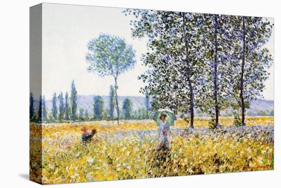 Field in Spring-Claude Monet-Stretched Canvas