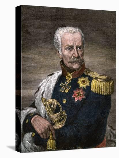 Field Marshal Gebhard Leberecht Von Blucher, Prussian Commander at Waterloo-null-Premier Image Canvas