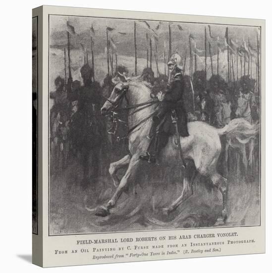 Field-Marshal Lord Roberts on His Arab Charger Vonolet-Charles Wellington Furse-Premier Image Canvas
