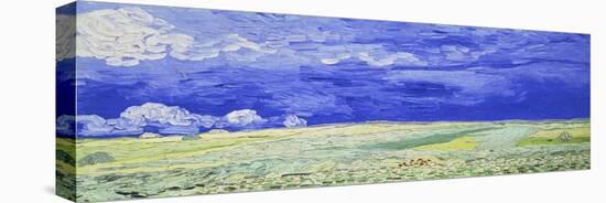 Field under a Stormy Sky-Vincent van Gogh-Premier Image Canvas