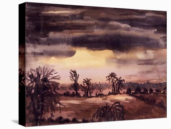 Fields in a Winter Dusk, 1992-Joan Thewsey-Premier Image Canvas