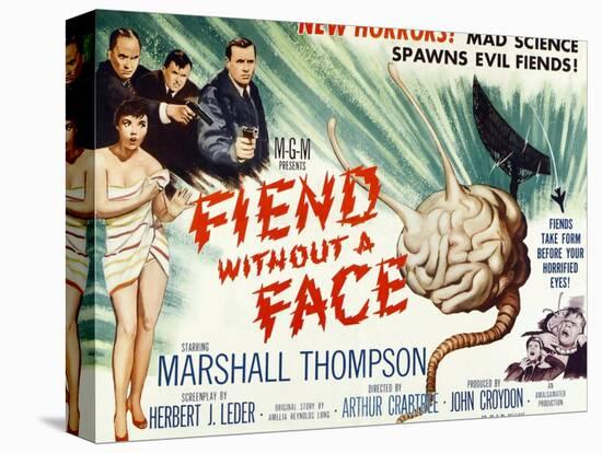 Fiend Without A Face, 1958-null-Stretched Canvas
