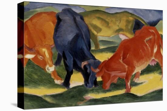 Fighting Cows-Franz Marc-Premier Image Canvas