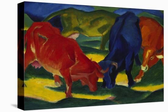 Fighting Oxen, 1911-Franz Marc-Premier Image Canvas