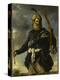 Figure de guerrier oriental tenant un arc-Pier Francesco Mola-Premier Image Canvas