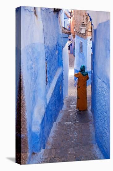 Figure in Narrow Passageway in Morocco-Steven Boone-Premier Image Canvas