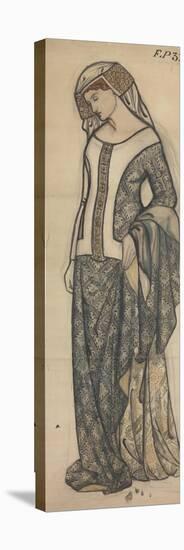 Figure of Guinevere-William Morris-Premier Image Canvas