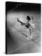 Figure Skater Carol Lynne with Flashlights Embedded in Her Skates-Gjon Mili-Premier Image Canvas