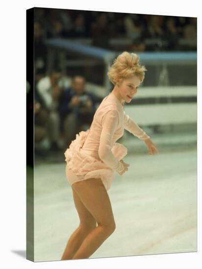 Figure Skater Janet Lynn Performing at 1968 Olympic Games-Art Rickerby-Premier Image Canvas