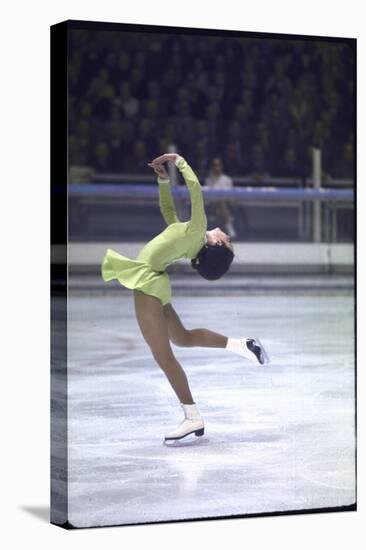 Figure Skater Peggy Fleming Competing in the Olympics-Art Rickerby-Premier Image Canvas