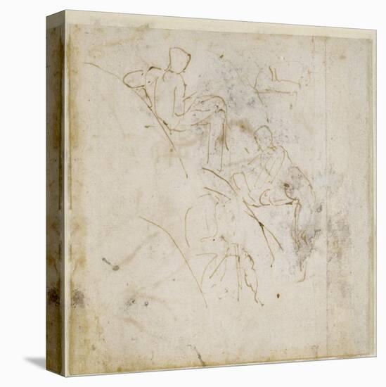 Figure Study, C.1511-Michelangelo Buonarroti-Premier Image Canvas