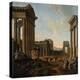 Figures Amidst a Capriccio of Ruins-Giovanni Paolo Pannini-Premier Image Canvas