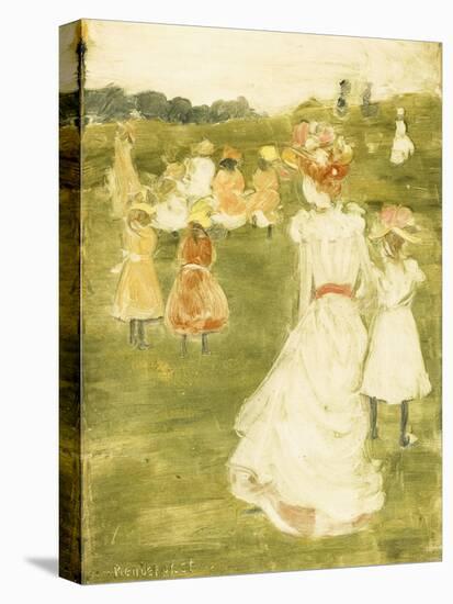 Figures in the Park, C.1895-97-Maurice Brazil Prendergast-Premier Image Canvas